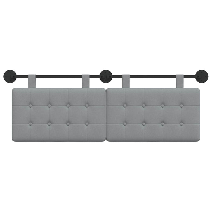 Cap de pat suspendat Pe perete Gri deschis 150 x 55 x 5 cm - WALTI WALTI