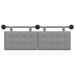 Cap de pat suspendat Pe perete Gri deschis 150 x 55 x 5 cm - WALTI WALTI