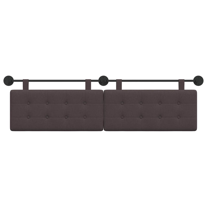 Cap de pat suspendat Maro închis 170 x 55 x 5 cm țesătură - WALTI WALTI