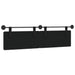 Cap de pat suspendat Negru 170 x 55 x 5 cm Piele artificială - WALTI WALTI