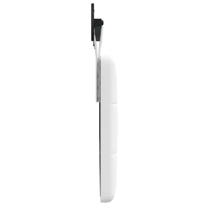 Cap de pat suspendat Pe perete Alb 190 x 55 x 5 cm țesătură - WALTI WALTI