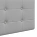 Cap de pat suspendat Pe perete Gri nori 210 x 55 x 5 cm - WALTI WALTI