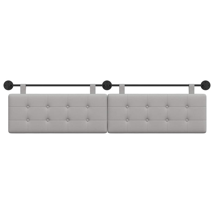 Cap de pat suspendat Pe perete Gri nori 210 x 55 x 5 cm - WALTI WALTI