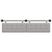 Cap de pat suspendat Pe perete Gri nori 210 x 55 x 5 cm - WALTI WALTI