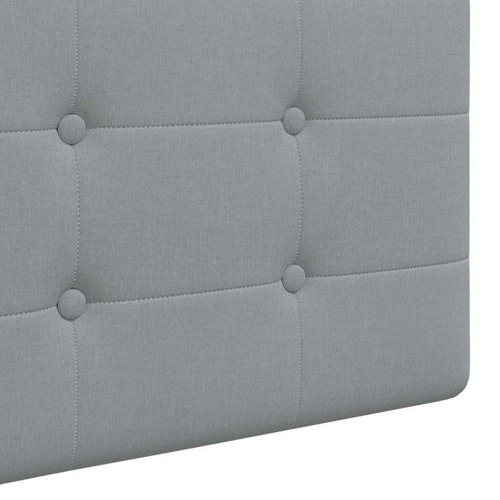 Cap de pat suspendat Pe perete Gri deschis 210 x 55 x 5 cm - WALTI WALTI