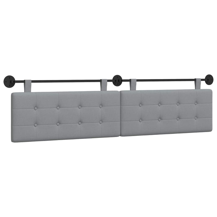 Cap de pat suspendat Pe perete Gri deschis 210 x 55 x 5 cm - WALTI WALTI