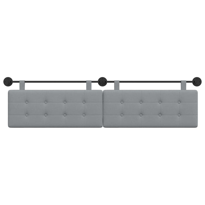Cap de pat suspendat Pe perete Gri deschis 210 x 55 x 5 cm - WALTI WALTI