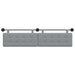 Cap de pat suspendat Pe perete Gri deschis 210 x 55 x 5 cm - WALTI WALTI