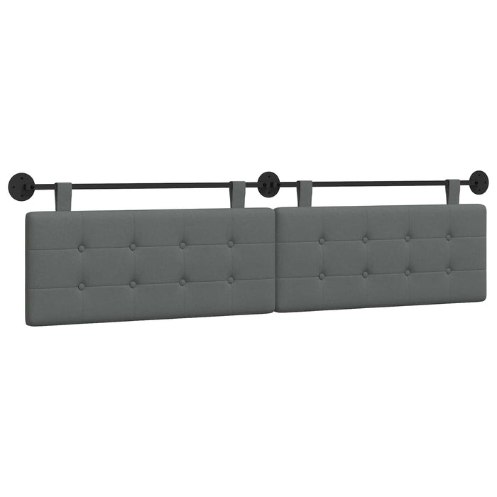 Cap de pat suspendat Pe perete Gri închis 210 x 55 x 5 cm - WALTI WALTI