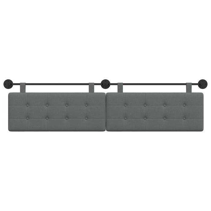 Cap de pat suspendat Pe perete Gri închis 210 x 55 x 5 cm - WALTI WALTI