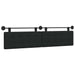 Cap de pat suspendat Pe perete Negru 210 x 55 x 5 cm - WALTI WALTI