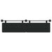 Cap de pat suspendat Pe perete Negru 210 x 55 x 5 cm - WALTI WALTI