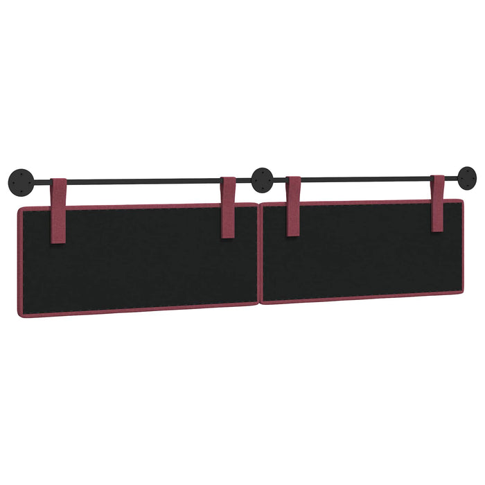Cap de pat suspendat Pe perete Roșu Vin 210 x 55 x 5 cm - WALTI WALTI