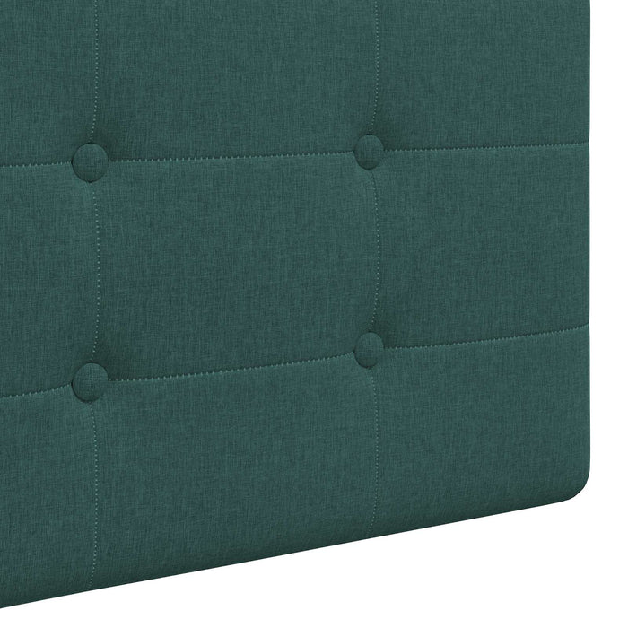 Cap de pat suspendat Pe perete Verde închis 210 x 55 x 5 cm - WALTI WALTI