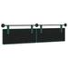 Cap de pat suspendat Pe perete Verde închis 210 x 55 x 5 cm - WALTI WALTI