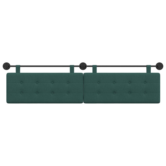 Cap de pat suspendat Pe perete Verde închis 210 x 55 x 5 cm - WALTI WALTI