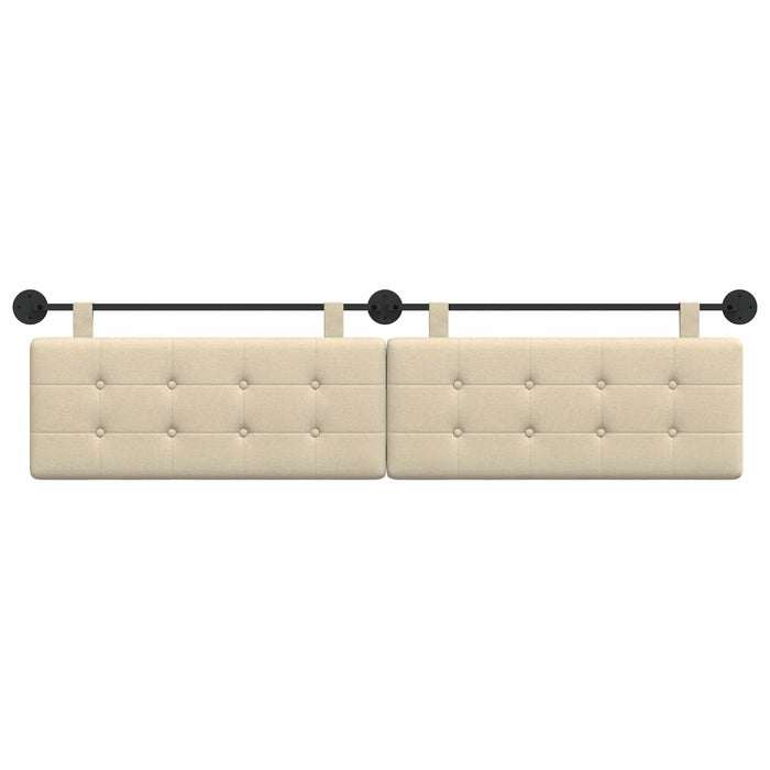 Cap de pat suspendat Pe perete Crem 210 x 55 x 5 cm - WALTI WALTI