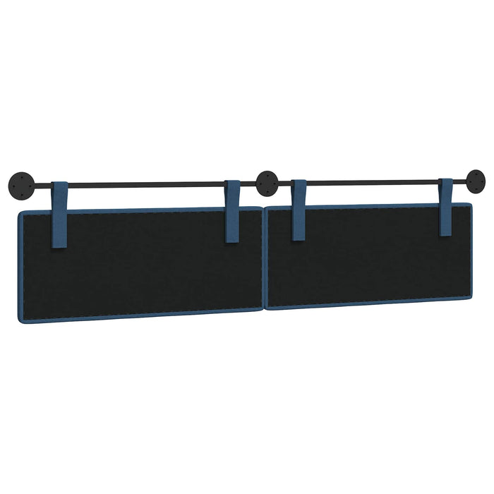 Cap de pat suspendat Pe perete albastru 210 x 55 x 5 cm - WALTI WALTI