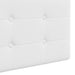 Cap de pat suspendat Pe perete Alb 210 x 55 x 5 cm - WALTI WALTI