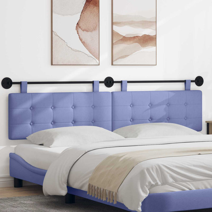 Cap de pat suspendat Pe perete Albastru Jeans 210 x 55 x 5 cm - WALTI WALTI