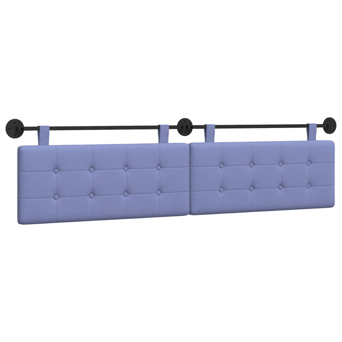 Cap de pat suspendat Pe perete Albastru Jeans 210 x 55 x 5 cm - WALTI WALTI