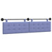 Cap de pat suspendat Pe perete Albastru Jeans 210 x 55 x 5 cm - WALTI WALTI