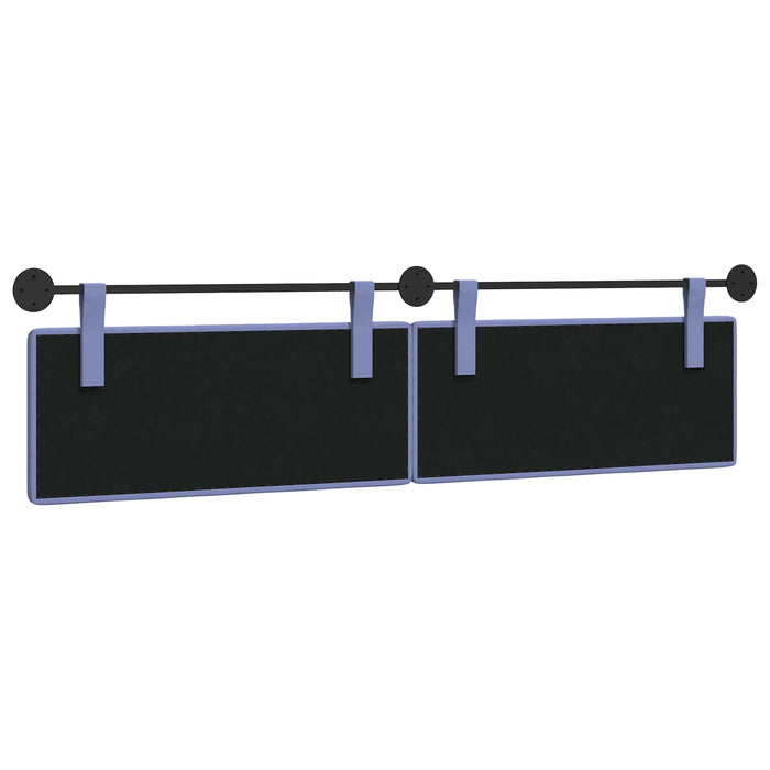 Cap de pat suspendat Pe perete Albastru Jeans 210 x 55 x 5 cm - WALTI WALTI