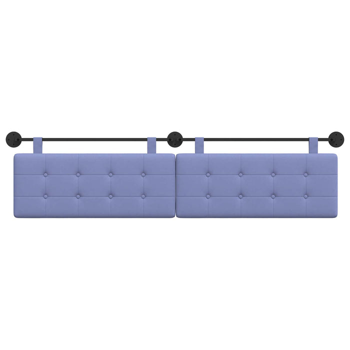 Cap de pat suspendat Pe perete Albastru Jeans 210 x 55 x 5 cm - WALTI WALTI