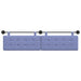 Cap de pat suspendat Pe perete Albastru Jeans 210 x 55 x 5 cm - WALTI WALTI