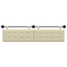 Cap de pat suspendat Crem 210 x 55 x 5 cm Piele artificială - WALTI WALTI
