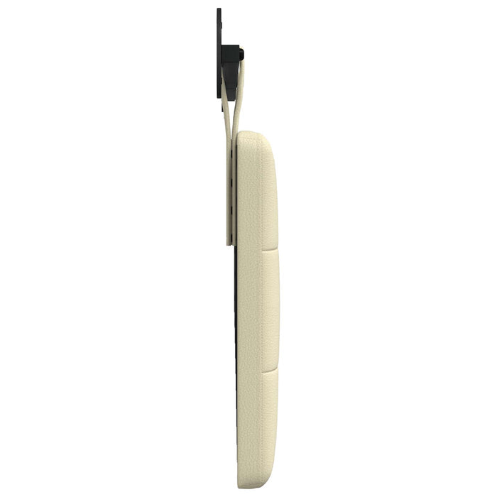 Cap de pat suspendat Crem 210 x 55 x 5 cm Piele artificială - WALTI WALTI