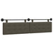 Cap de pat suspendat Gri 210 x 55 x 5 cm Piele artificială - WALTI WALTI