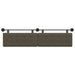 Cap de pat suspendat Gri 210 x 55 x 5 cm Piele artificială - WALTI WALTI