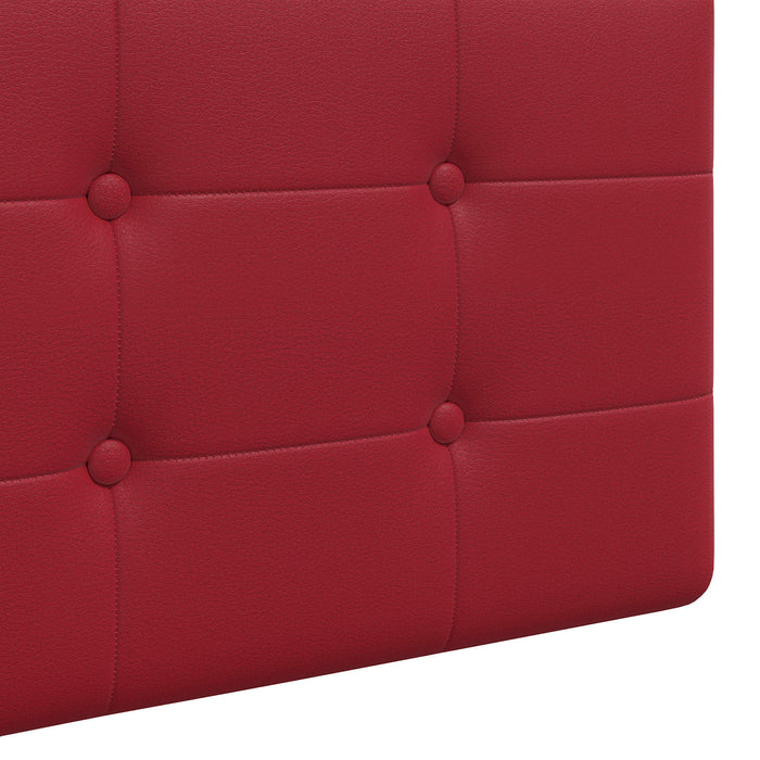 Cap de pat suspendat Roșu Vin 210 x 55 x 5 cm Piele artificială - WALTI WALTI