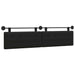 Cap de pat suspendat Negru 210 x 55 x 5 cm Piele artificială - WALTI WALTI