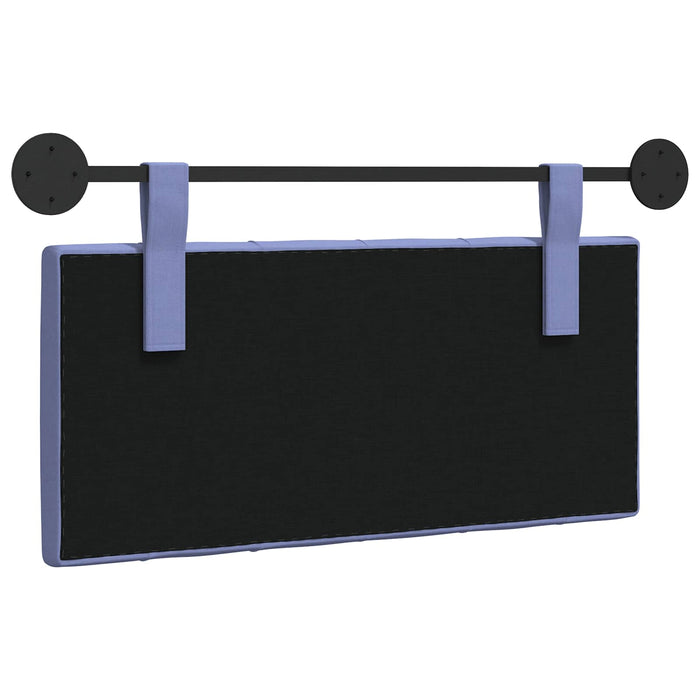 Cap de pat suspendat Albastru Jeans 90 x 55 x 7 cm țesătură - WALTI WALTI