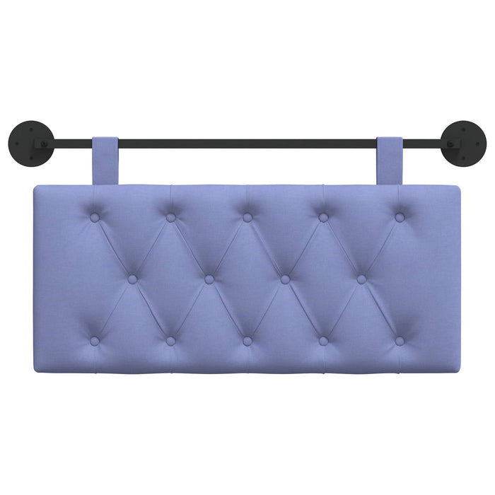 Cap de pat suspendat Albastru Jeans 90 x 55 x 7 cm țesătură - WALTI WALTI