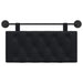 Cap de pat suspendat Pe perete Negru 90 x 55 x 7 cm Catifea - WALTI WALTI