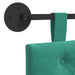 Cap de pat suspendat Pe perete Turcoaz 90 x 55 x 7 cm Catifea - WALTI WALTI