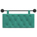 Cap de pat suspendat Pe perete Turcoaz 90 x 55 x 7 cm Catifea - WALTI WALTI