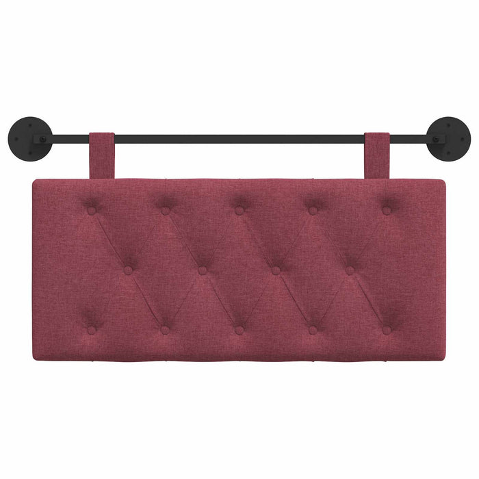 Cap de pat suspendat Roșu Vin 100 x 55 x 7 cm țesătură - WALTI WALTI