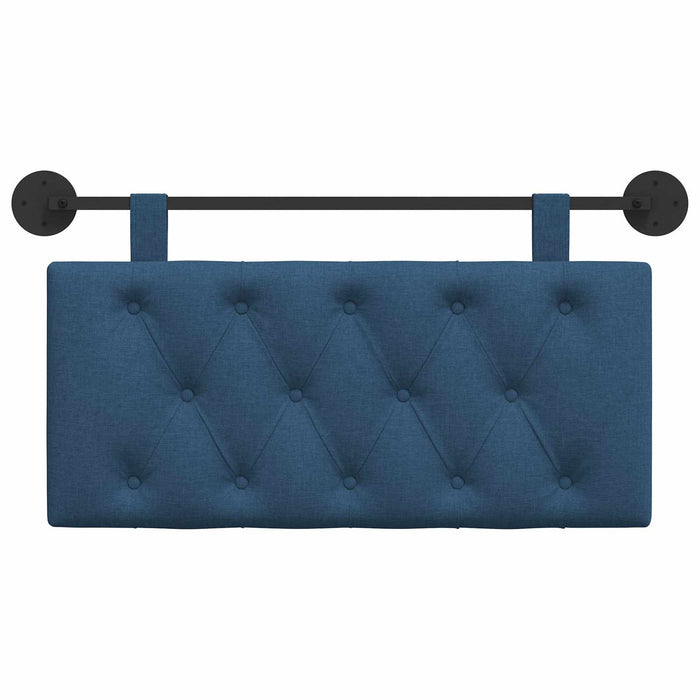 Cap de pat suspendat albastru 100 x 55 x 7 cm țesătură - WALTI WALTI