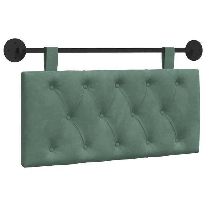 Cap de pat suspendat Verde Mării 100 x 55 x 7 cm Catifea - WALTI WALTI
