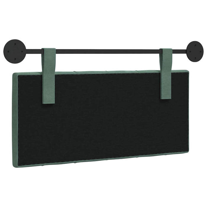 Cap de pat suspendat Verde Mării 100 x 55 x 7 cm Catifea - WALTI WALTI