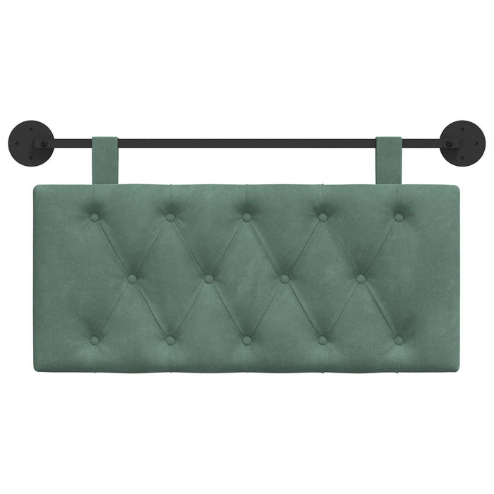 Cap de pat suspendat Verde Mării 100 x 55 x 7 cm Catifea - WALTI WALTI