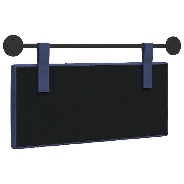 Cap de pat suspendat Albastru Poliție 100 x 55 x 7 cm Catifea - WALTI WALTI
