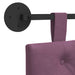 Cap de pat suspendat Pe perete Violet 100 x 55 x 7 cm Catifea - WALTI WALTI