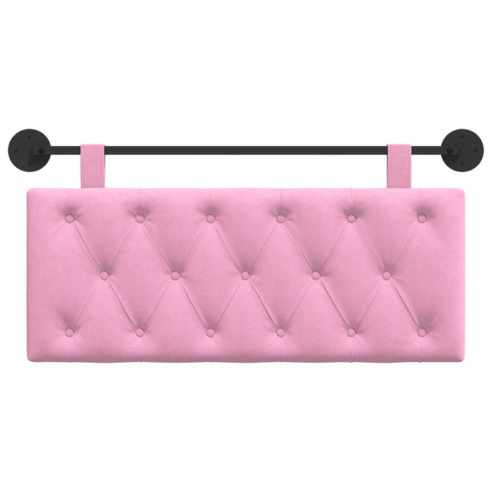 Cap de pat suspendat Pe perete Roz 110 x 55 x 7 cm țesătură - WALTI WALTI