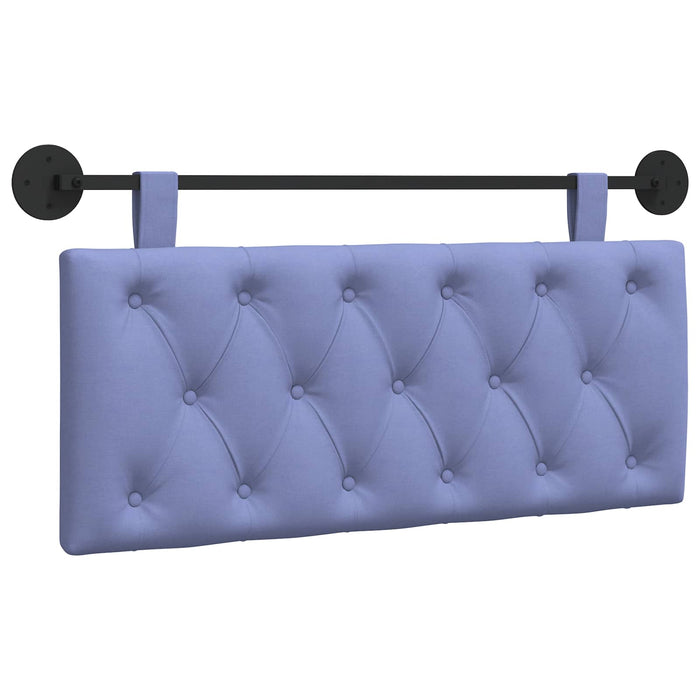 Cap de pat suspendat Albastru Jeans 110 x 55 x 7 cm țesătură - WALTI WALTI