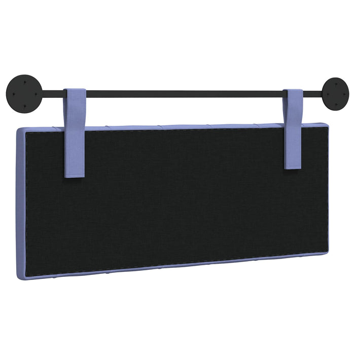 Cap de pat suspendat Albastru Jeans 110 x 55 x 7 cm țesătură - WALTI WALTI